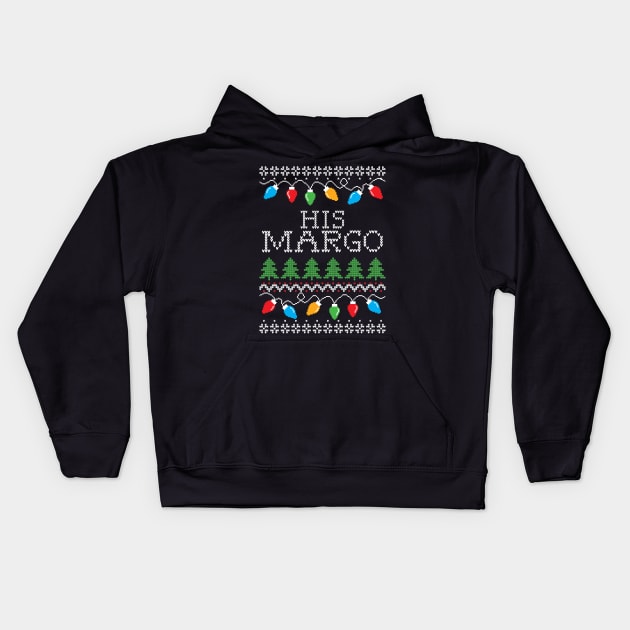 His Margo Ugly Christmas Kids Hoodie by VirGigiBurns